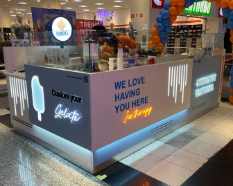 Quiosque Premium da franquia Ice Cream Roll