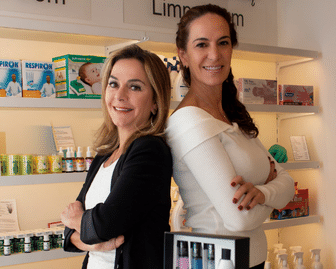 Sarah Lazaretti e Julinha – sócias-fundadoras da Alergoshop