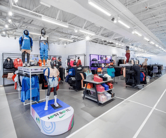 Loja Nike Center Norte com conceito United