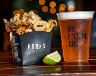 Bacon e chopp do Porks