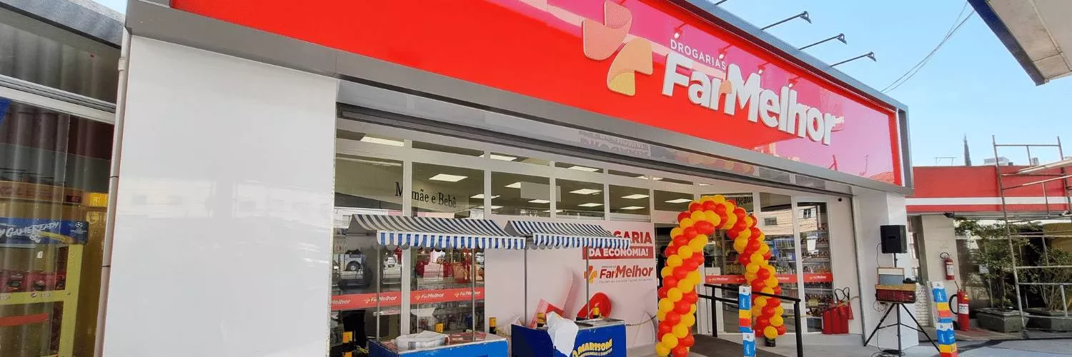 FarMelhor vê seu faturamento aumentar mais que o do setor de farmácias e inaugura 64 unidades