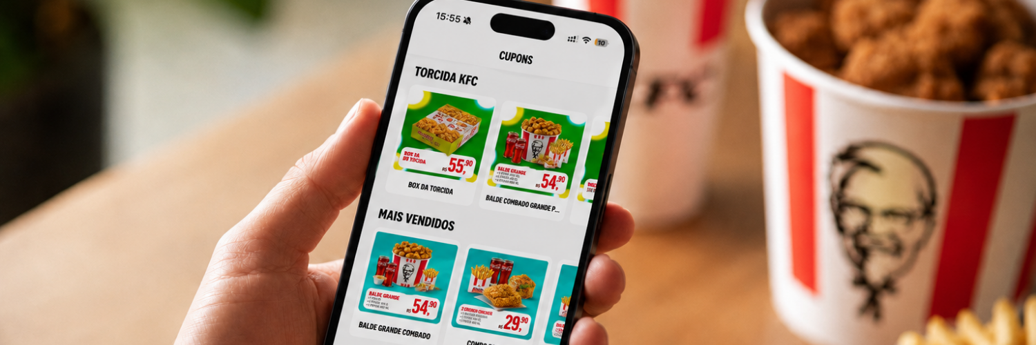 KFC transforma app em principal plataforma de relacionamento com consumidores