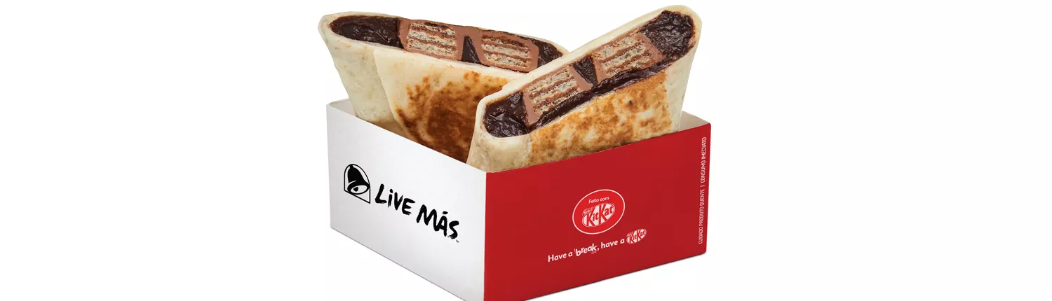 Taco Bell lança sobremesa feita com chocolate KITKAT®