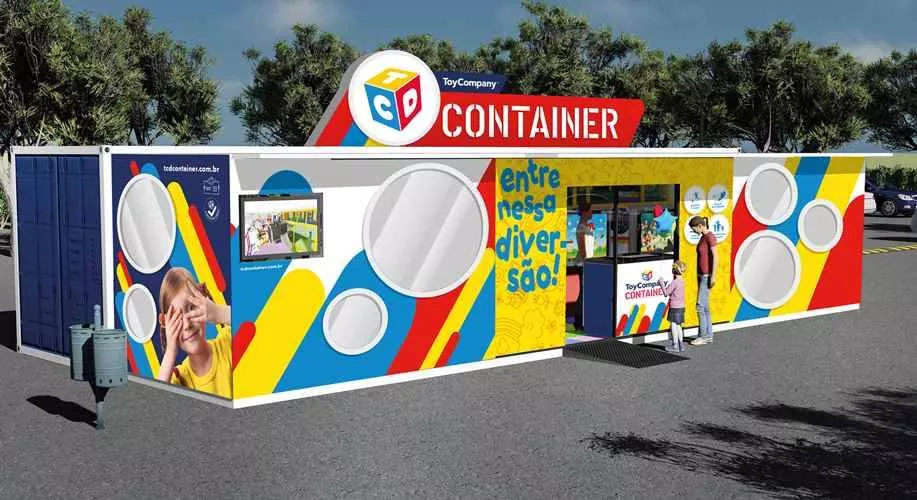 Franquia de entretenimento lança franquia de espaço kids em Container