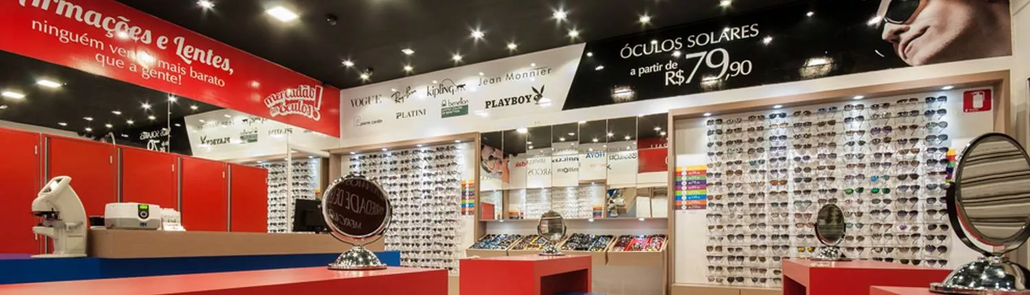 Em maio, Mercadão dos Óculos abre unidades em Goiás, Paraná e Rio Grande do Sul