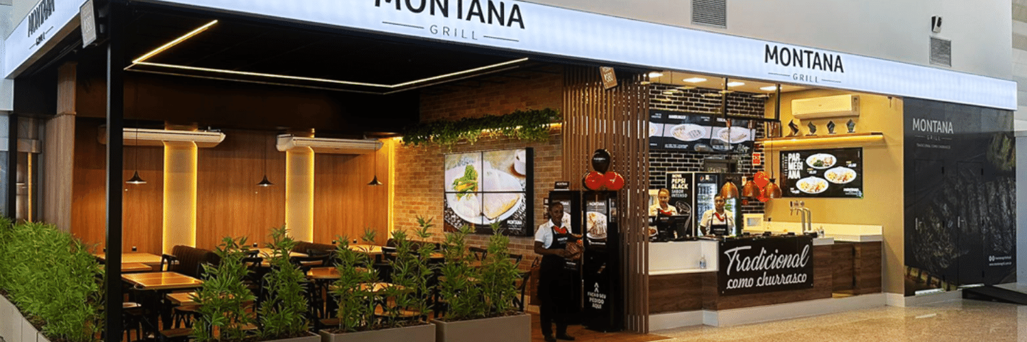 Rede de franquia Montana Grill abre loja conceito no aeroporto de Viracopos
