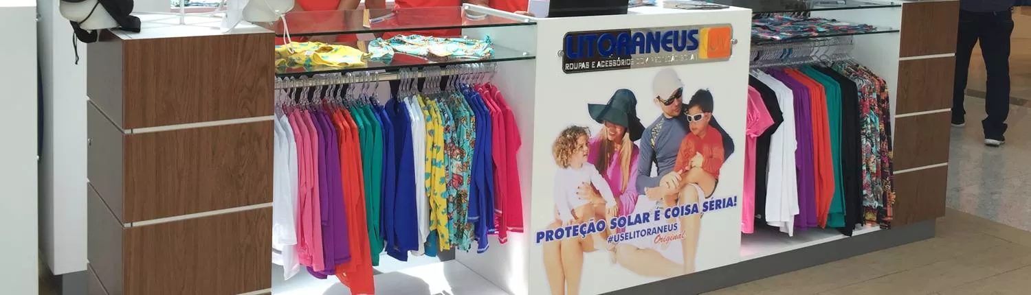 Franquia de quiosque atrai clientes em busca de proteção UV