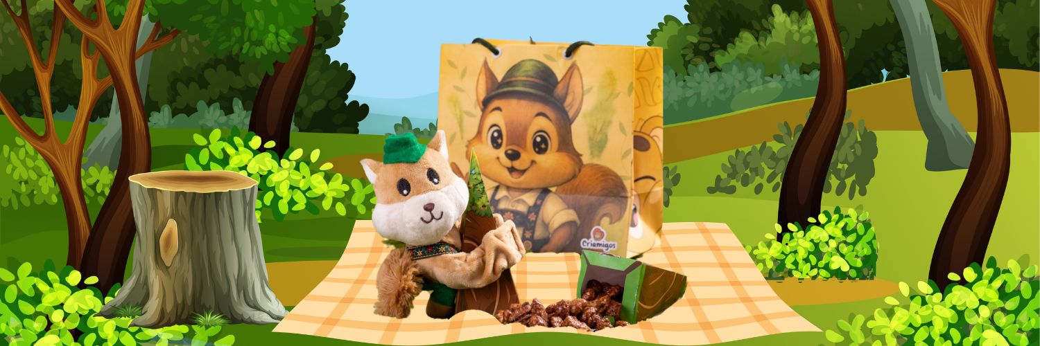 Nutty Bavarian e Criamigos lançam mascote “Abraçadinho”