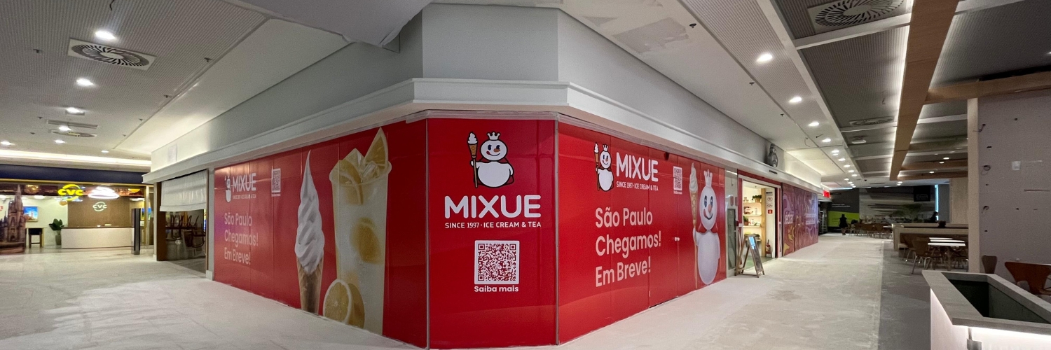 1ª Mixue do Brasil será aberta no Shopping Cidade São Paulo