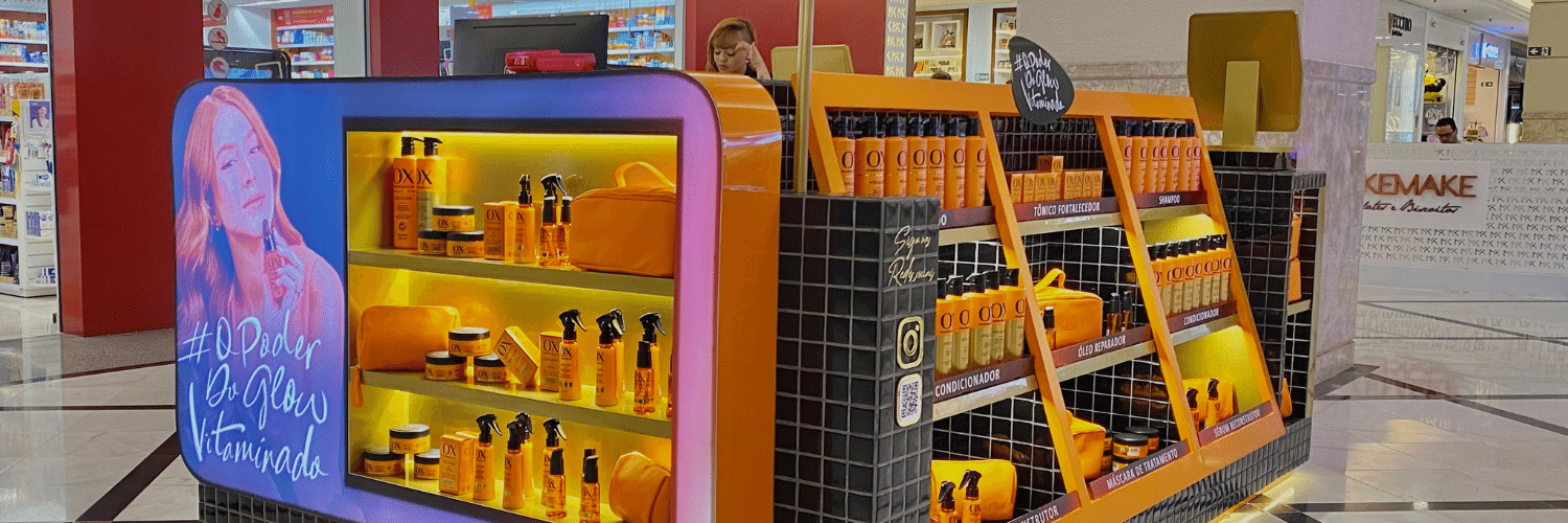 OX Cosméticos abre quiosque no Shopping Eldorado, em São Paulo