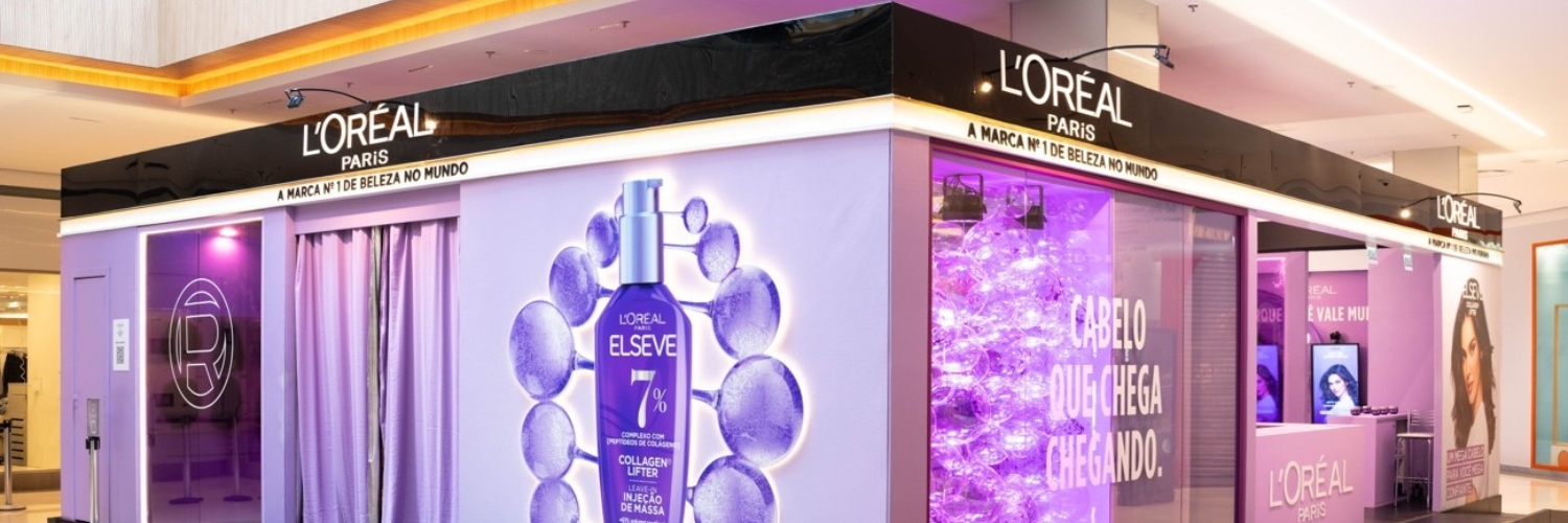 L'Oréal ativa pop-up no Shopping Cidade São Paulo a partir do dia 17