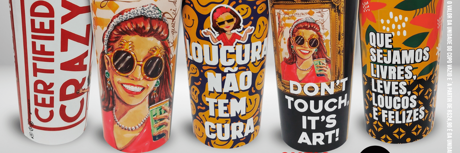 Rei do Mate lança copos personalizados da Narcisa Tamborindeguy