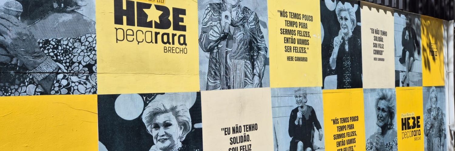 Roupas de Hebe Camargo são vendidas no Peça Rara Brechó