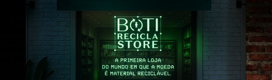 Boti Recicla Store recolhe mais de uma tonelada de embalagens recicláveis
