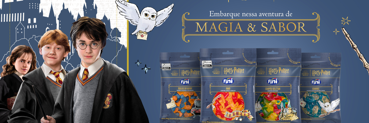 Fini anuncia linha de produtos do Harry Potter