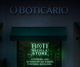 Flagship do Boticário receberá resíduo reciclável como meio de pagamento