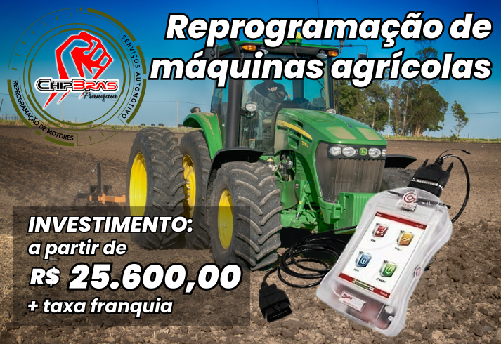 Oportunidade Home Office para Turbinar Máquinas Agrícolas