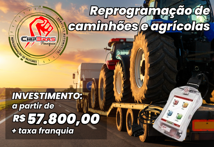 Franquia Home Based de Reprogramação de Motores de Caminhões e Agrícolas