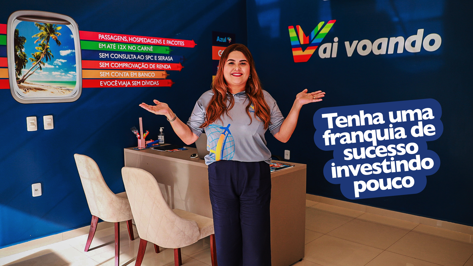 Tenha uma franquia de sucesso investindo pouco